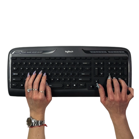 tippy type keyboard cover - logitech mk335/320