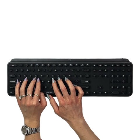 tippy type keyboard cover - logitech mx keys s