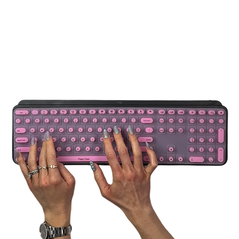 tippy type keyboard cover - logitech mx keys s